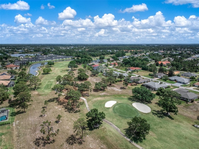 6917 Spumoni St, Sebring, FL 33872 - aerial perspective of suburban area featuring a local golf course and a large body of water