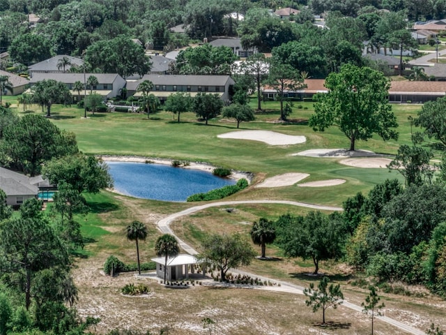 6917 Spumoni St, Sebring, FL 33872 - drone / aerial view of a large body of water and a golf club