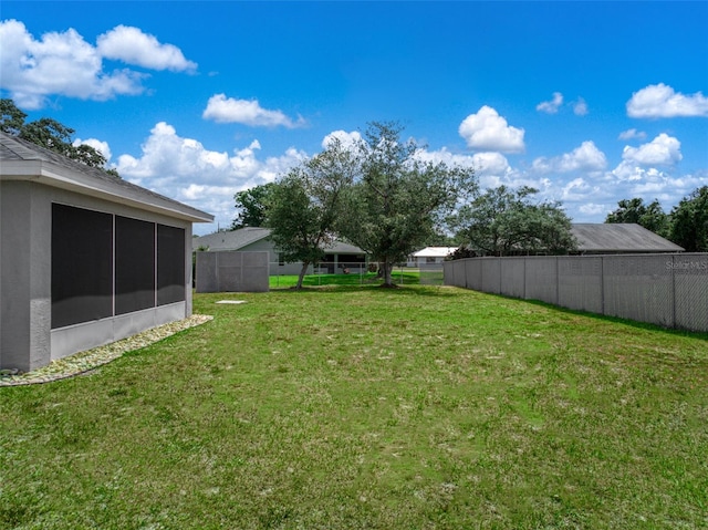 6917 Spumoni St, Sebring, FL 33872 - view of yard featuring a sunroom