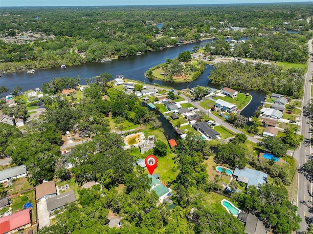 10824 Palmetto St, Riverview, FL 33569 - aerial overview of property's location with a nearby body of water and nearby suburban area