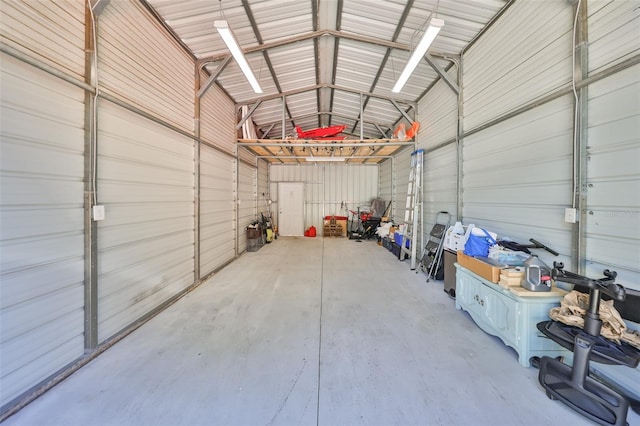 10824 Palmetto St, Riverview, FL 33569 - garage with metal wall