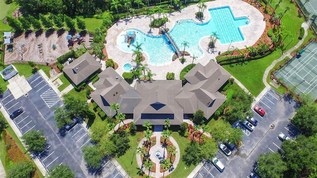 20606 Whitewood Way, Tampa, FL 33647 - bird's eye view of a pool area