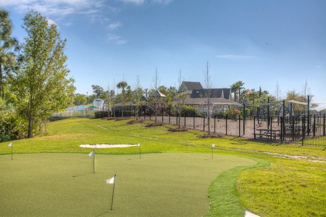 20606 Whitewood Way, Tampa, FL 33647 - view of community with an area to practice putting
