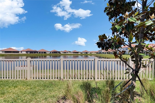 17583 Holly Well Ave, Wimauma, FL 33598 - view of yard featuring fence, a residential view, and a water view