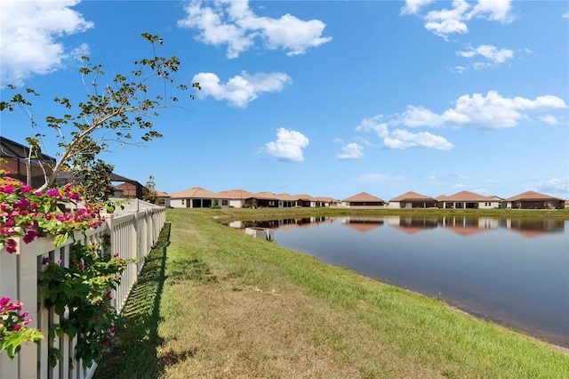 17583 Holly Well Ave, Wimauma, FL 33598 - view of water feature featuring fence and a residential view