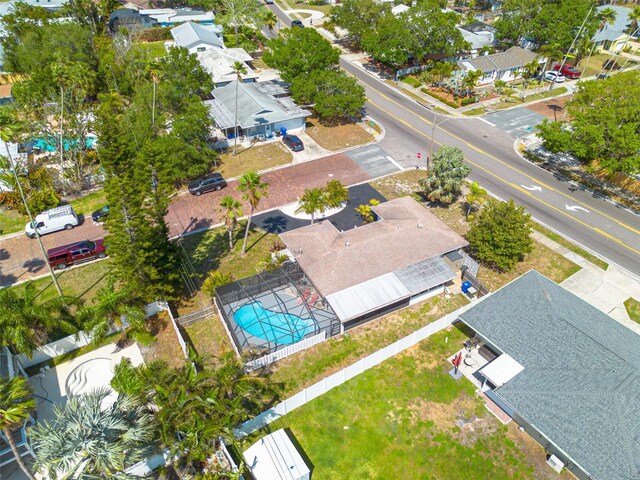 225 Cevera Dr, Dunedin, FL 34698 - drone / aerial view featuring a residential view