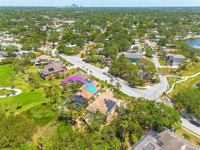 2613 59th St S, Gulfport, FL 33707 - aerial perspective of suburban area featuring a local golf course