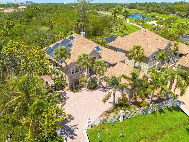 2613 59th St S, Gulfport, FL 33707 - view from above of property with a large body of water and a golf course