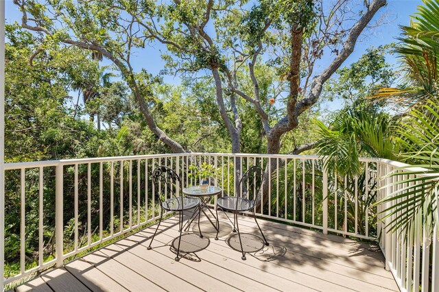2613 59th St S, Gulfport, FL 33707 - view of wooden terrace