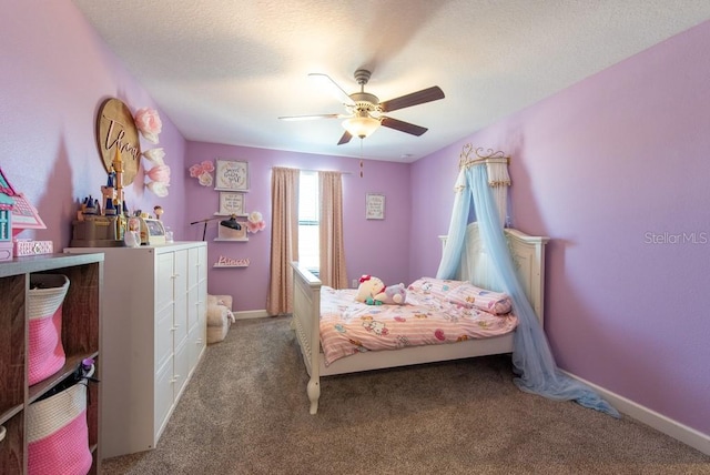 13639 Ashlar Slate Pl, Riverview, FL 33579 - carpeted bedroom featuring a ceiling fan and baseboards