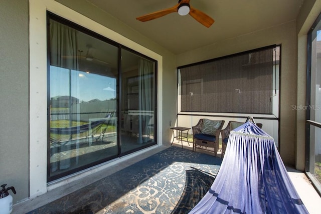 13639 Ashlar Slate Pl, Riverview, FL 33579 - view of patio featuring a ceiling fan