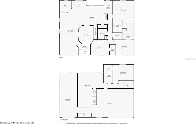 3505 Seaway Dr, New Port Richey, FL 34652 - view of home floor plan