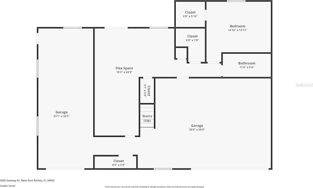 3505 Seaway Dr, New Port Richey, FL 34652 - view of room layout