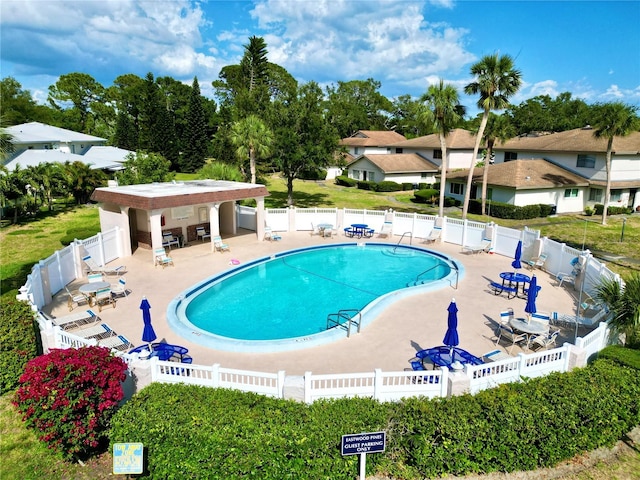 1821 Bough Ave Unit 4, Clearwater, FL 33760 - community pool featuring a patio