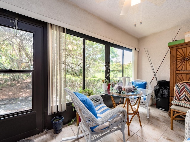2555 Royal Pines Cir Unit A, Clearwater, FL 33763 - sunroom / solarium with a textured ceiling