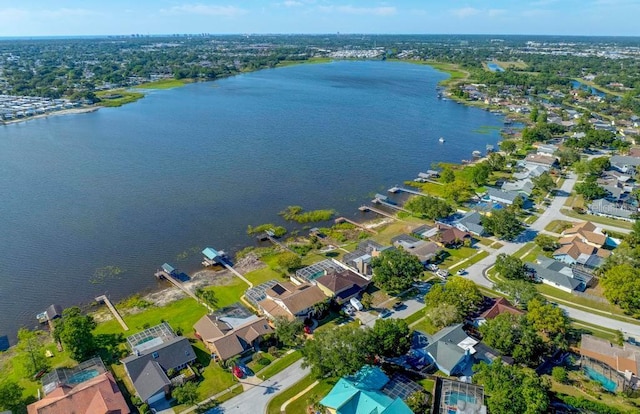 10833 96th St N, Largo, FL 33773 - aerial view with a residential view and a water view
