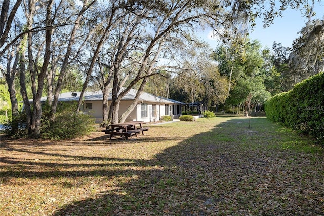 view of yard