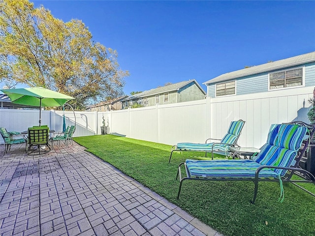 16819 Stanza Ct, Tampa, FL 33624 - view of patio featuring a fenced backyard