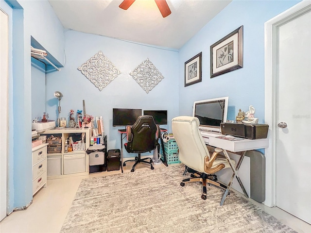 16819 Stanza Ct, Tampa, FL 33624 - office space featuring ceiling fan