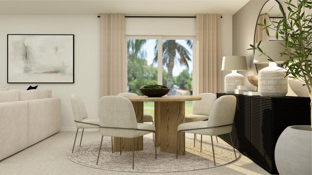 5026 Barnet Dr, Davenport, FL 33837 - dining room with baseboards and carpet