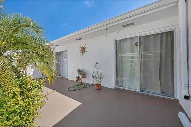 view of patio / terrace with visible vents