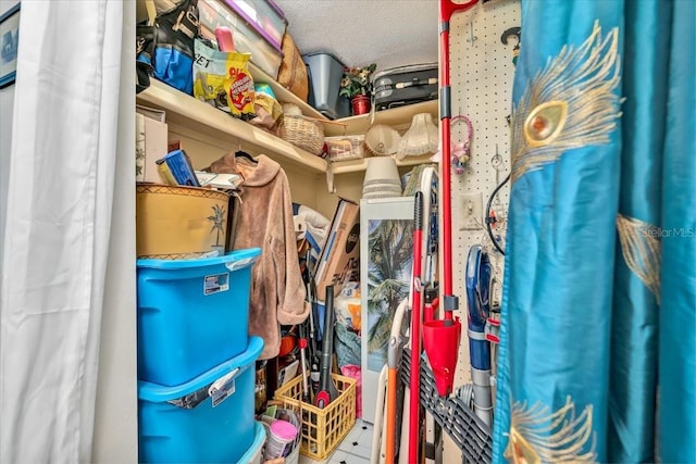 view of storage room