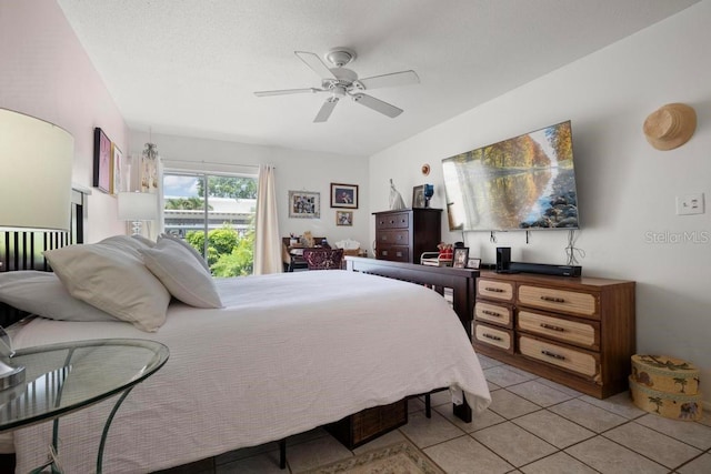 1655 S Highland Ave Unit C155, Largo, FL 33756 - bedroom featuring light tile patterned floors and ceiling fan