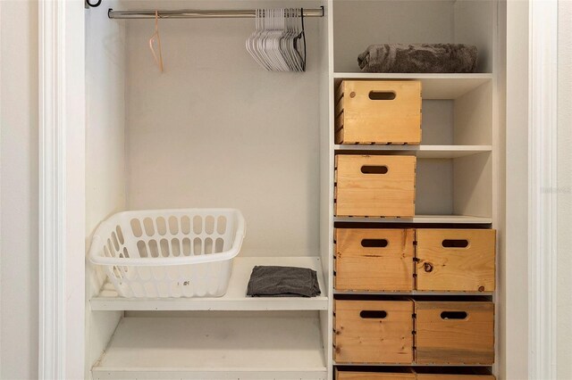 view of closet