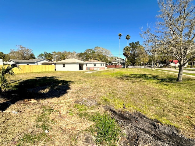 318 Banana St, Tarpon Springs, FL 34689 - view of yard with fence