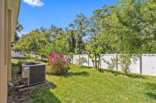 10514 Scenic Hollow Dr, Riverview, FL 33578 - view of yard featuring central AC