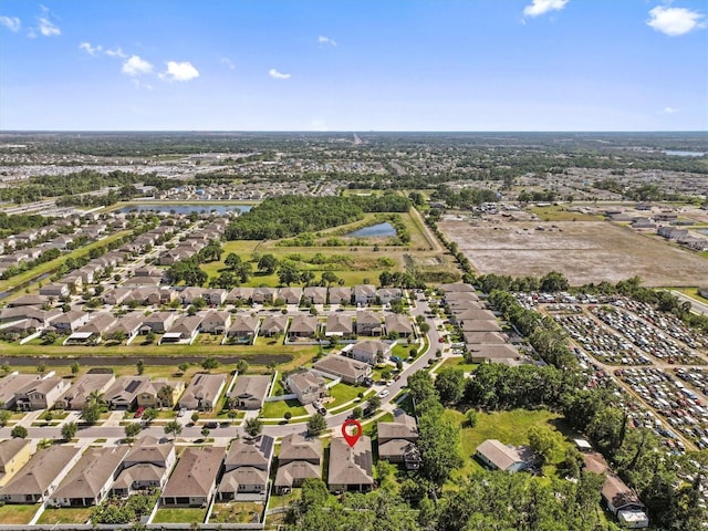 10514 Scenic Hollow Dr, Riverview, FL 33578 - aerial view of property and surrounding area featuring a nearby body of water and nearby suburban area