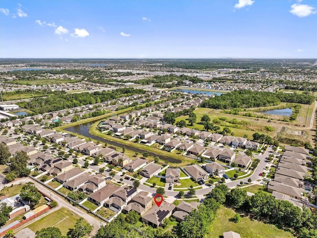 10514 Scenic Hollow Dr, Riverview, FL 33578 - aerial overview of property's location with a nearby body of water and nearby suburban area