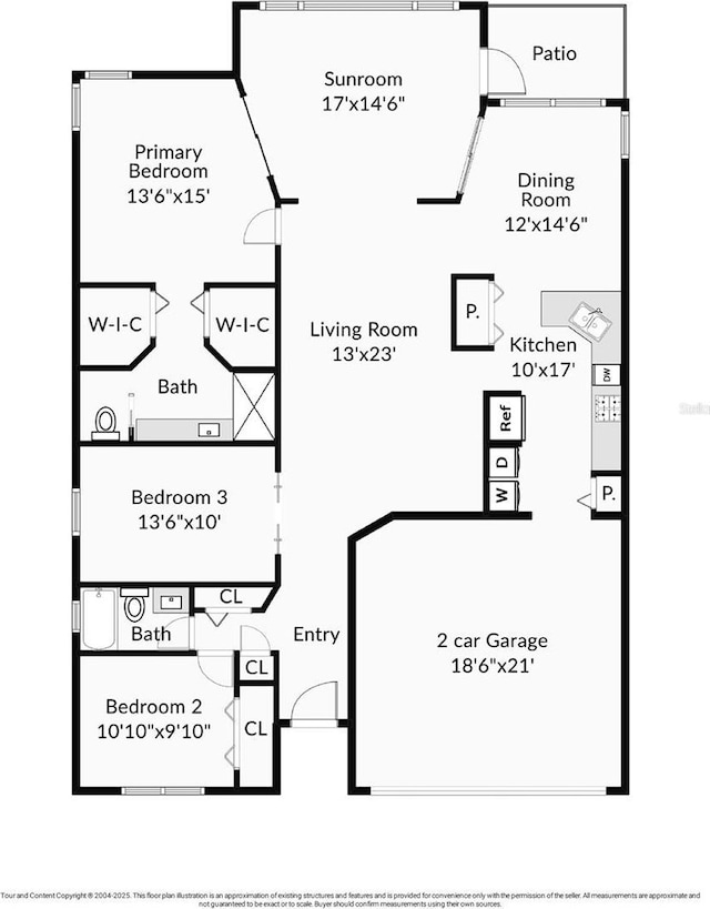 10321 Ravines Dr, New Port Richey, FL 34654 - floor plan / room layout