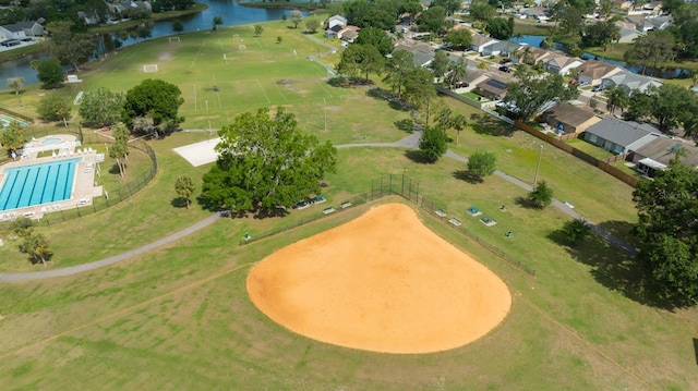 4520 Wescott Ln, Tampa, FL 33624 - birds eye view of property featuring a water view