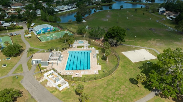 4520 Wescott Ln, Tampa, FL 33624 - drone / aerial view with a water view