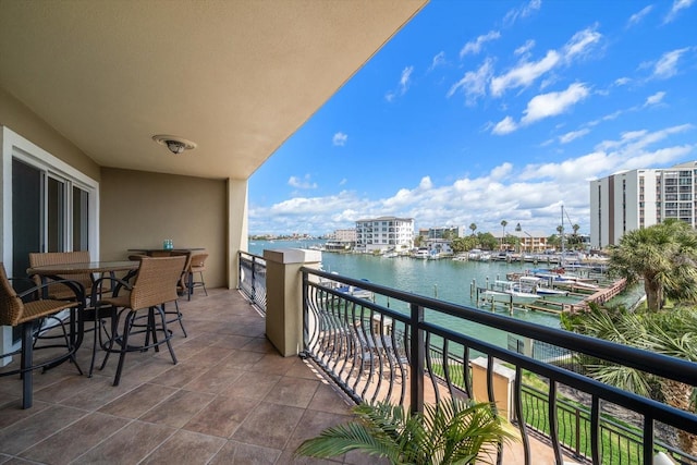 202 Windward Psge Unit 304, Clearwater Beach, FL 33767 - balcony with a water view