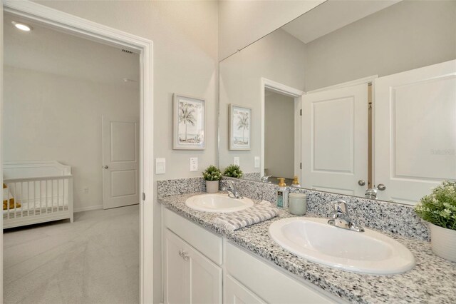3504 Golden Wheat Ln, Plant City, FL 33565 - bathroom featuring double vanity