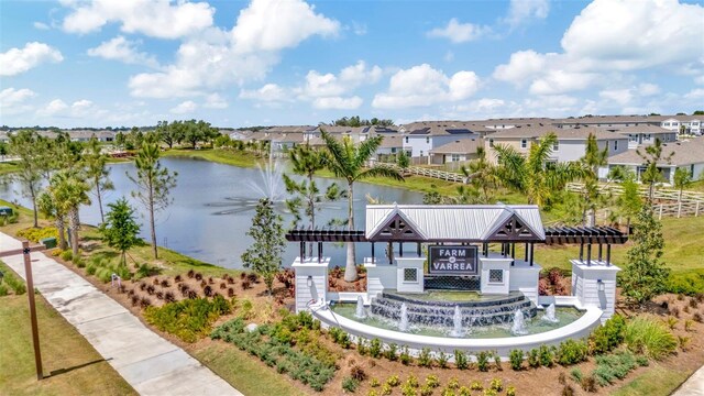 3504 Golden Wheat Ln, Plant City, FL 33565 - view of property's community with a water view and a residential view