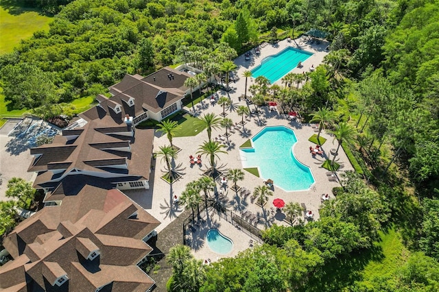 aerial view