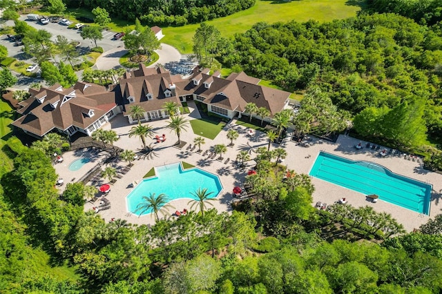 drone / aerial view