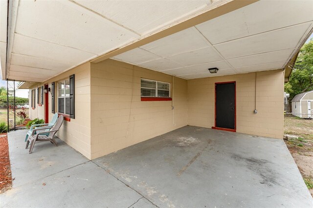 222 Aldo Dr, Babson Park, FL 33827 - view of patio / terrace with an attached carport