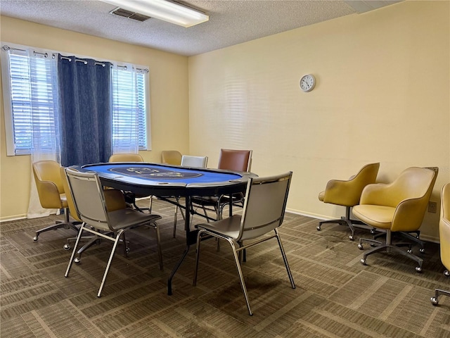 5501 80th St N Unit 509, Saint Petersburg, FL 33709 - recreation room with carpet floors and a textured ceiling
