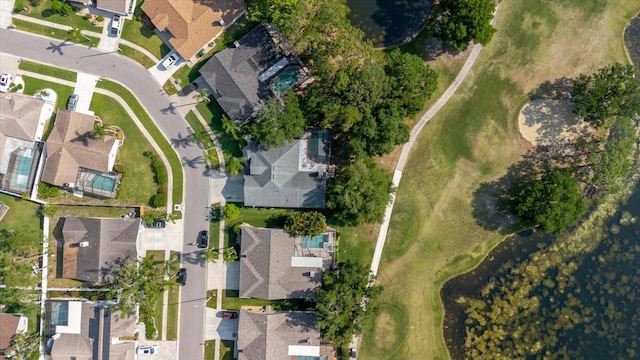 11209 Pocket Brook Dr, Tampa, FL 33635 - birds eye view of property with a residential view and golf course view