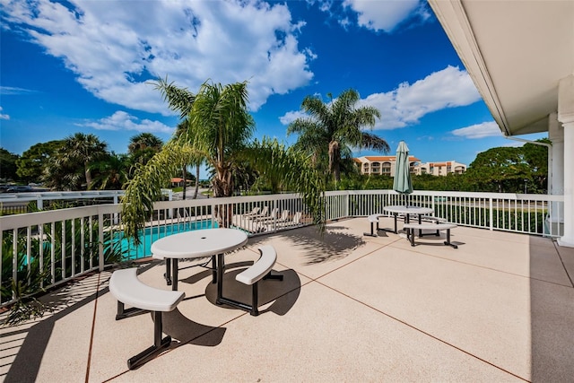 view of patio