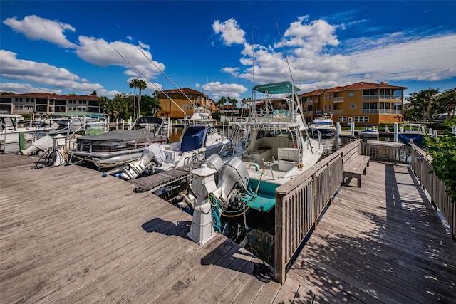 view of dock