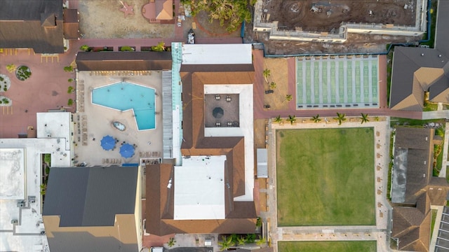drone / aerial view