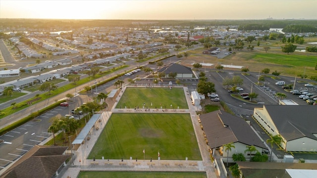 bird's eye view featuring a residential view