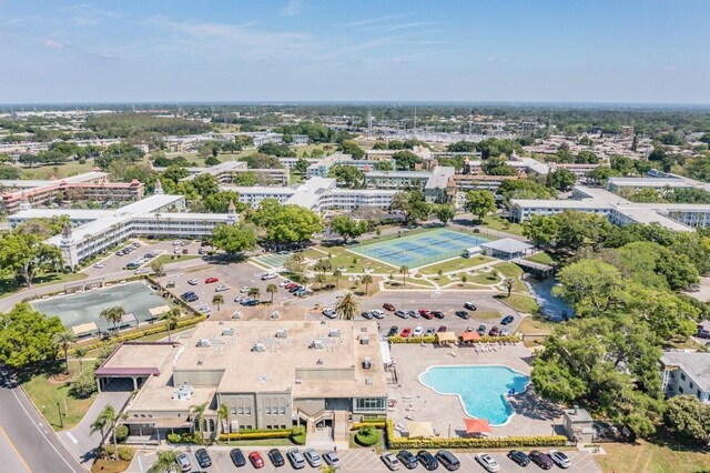 2310 Denmark St Unit 30, Clearwater, FL 33763 - drone / aerial view of a pool area
