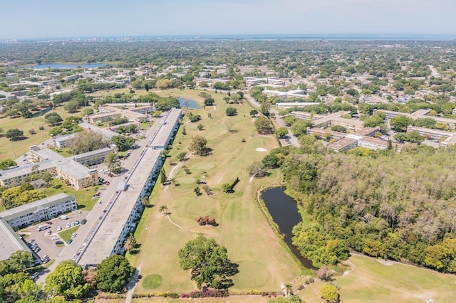 2310 Denmark St Unit 30, Clearwater, FL 33763 - aerial view of property and surrounding area featuring a nearby body of water and a local golf course