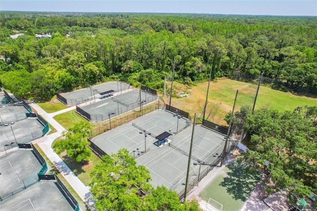15324 Sherwood Forest Dr, Tampa, FL 33647 - drone / aerial view of a heavily wooded area